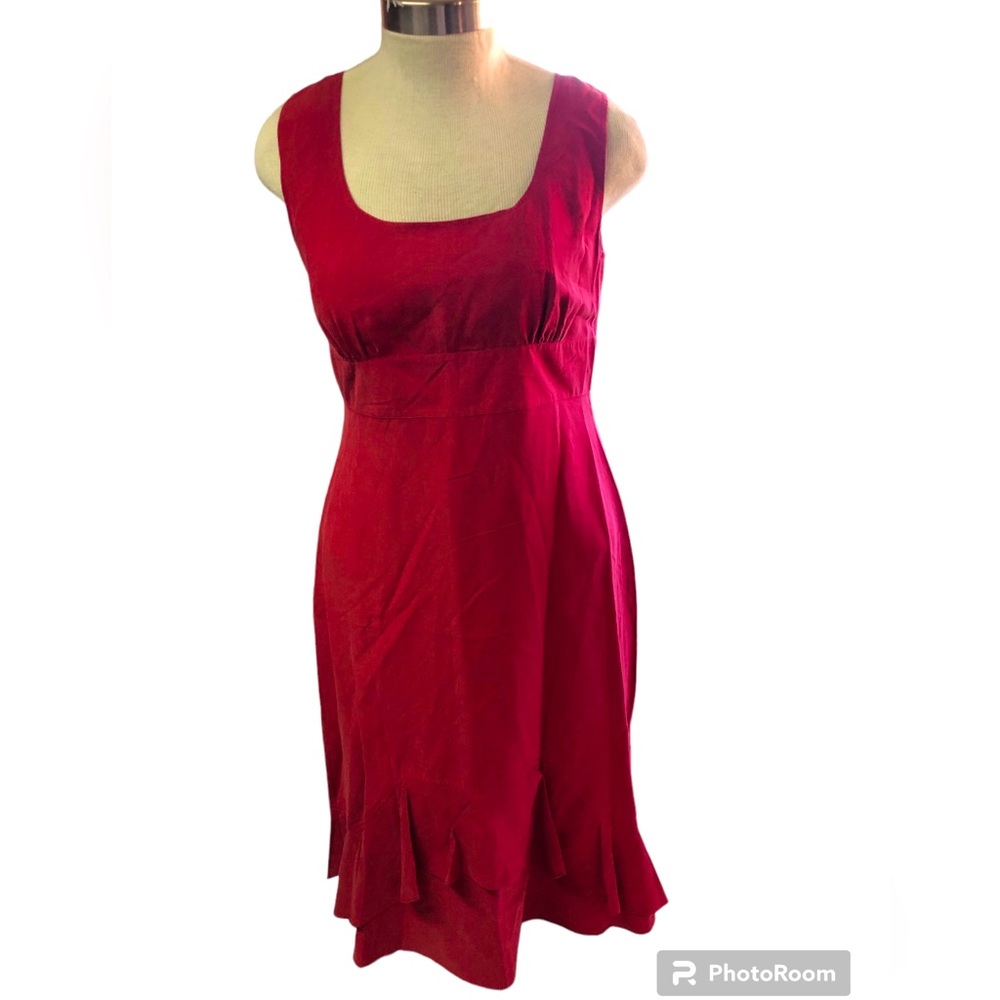 Silk Assets Red Dress